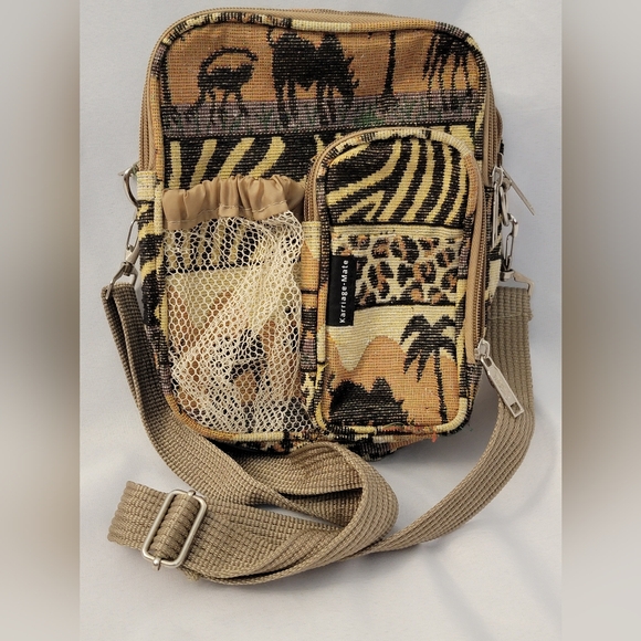 karriage-mate Handbags - Karriage-Mate Wildlife/Safari Patterned Crossbody Bag